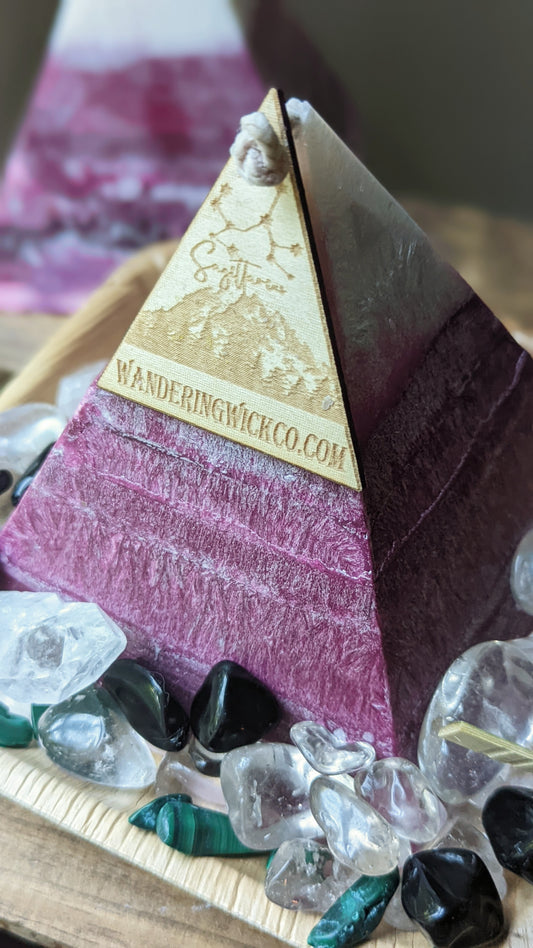 Sagittarius Pyramid Candle