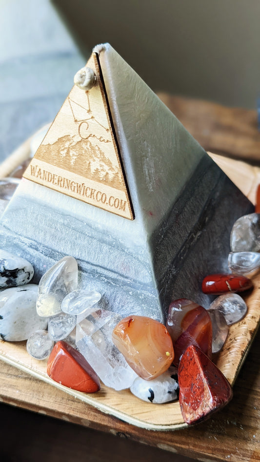 Cancer Pyramid Candle