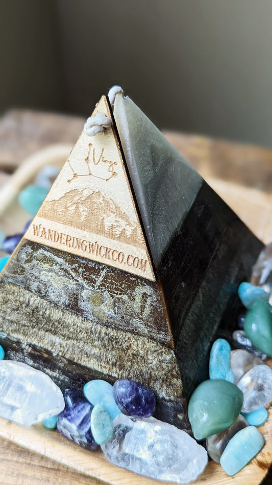 Virgo Pyramid Candle