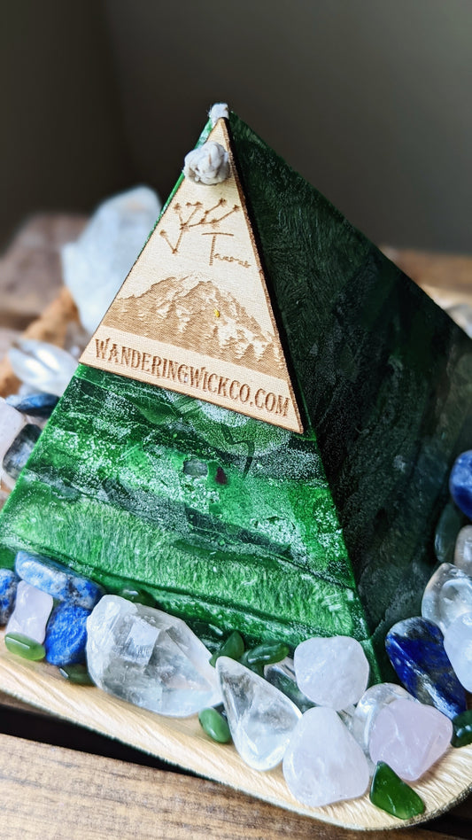 Taurus Pyramid Candle