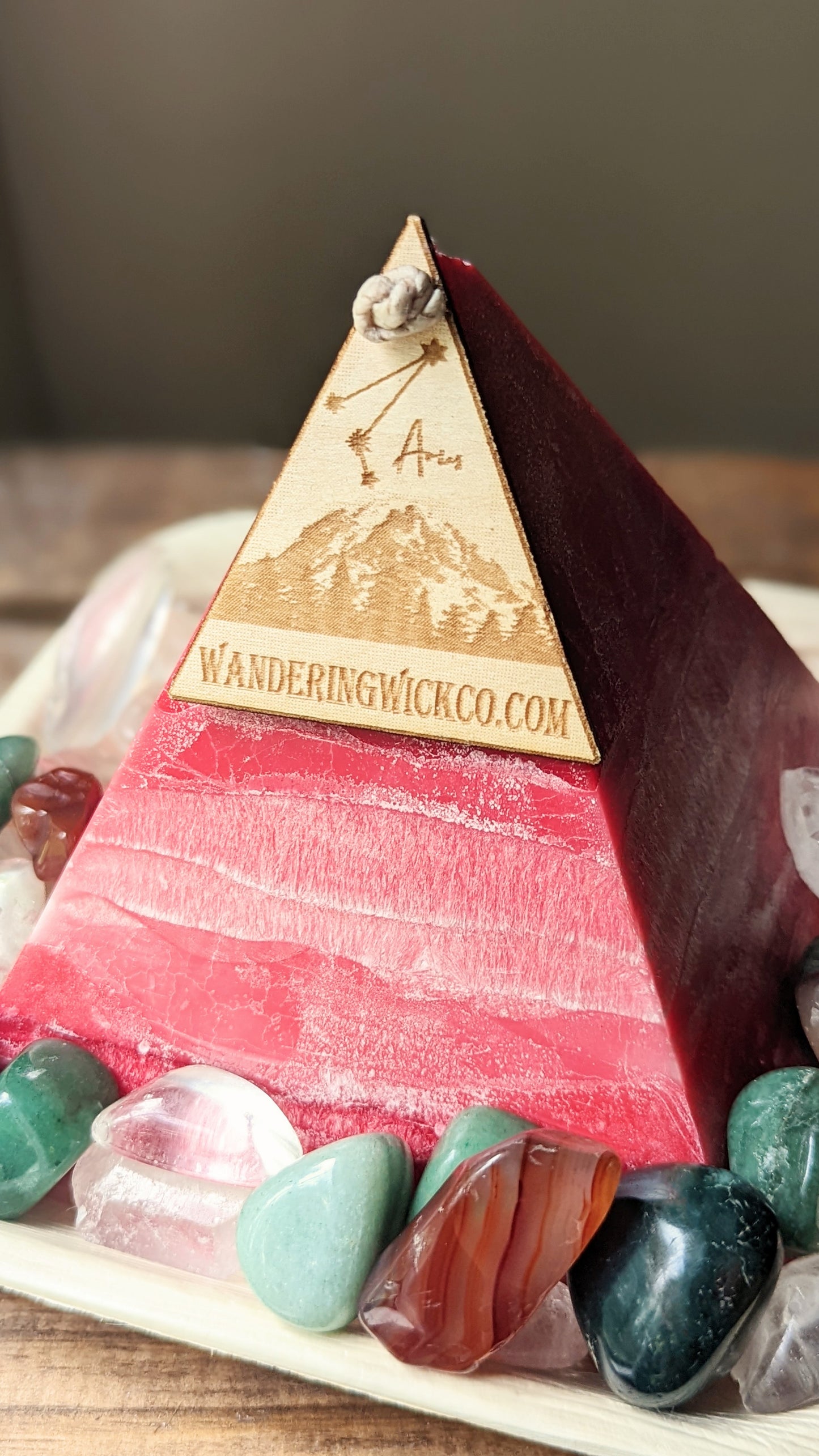 Aries Pyramid Candle