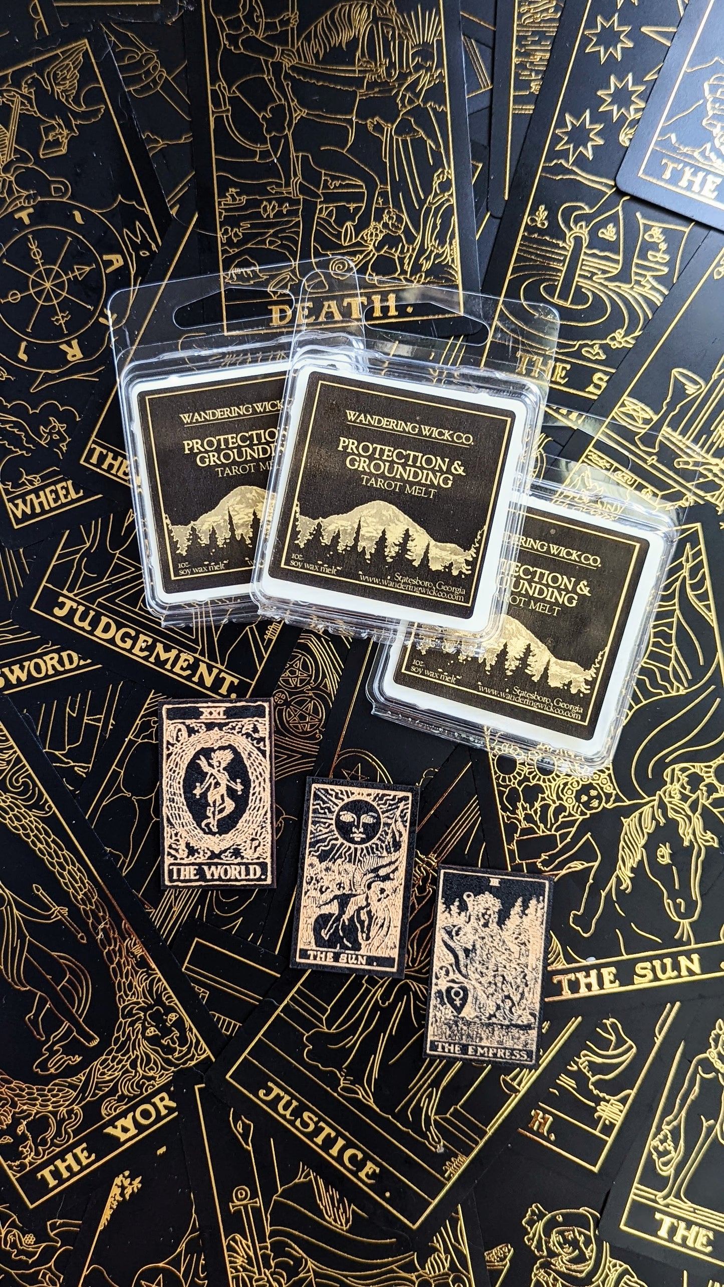 3 Pack of Protection & Grounding Tarot Melts