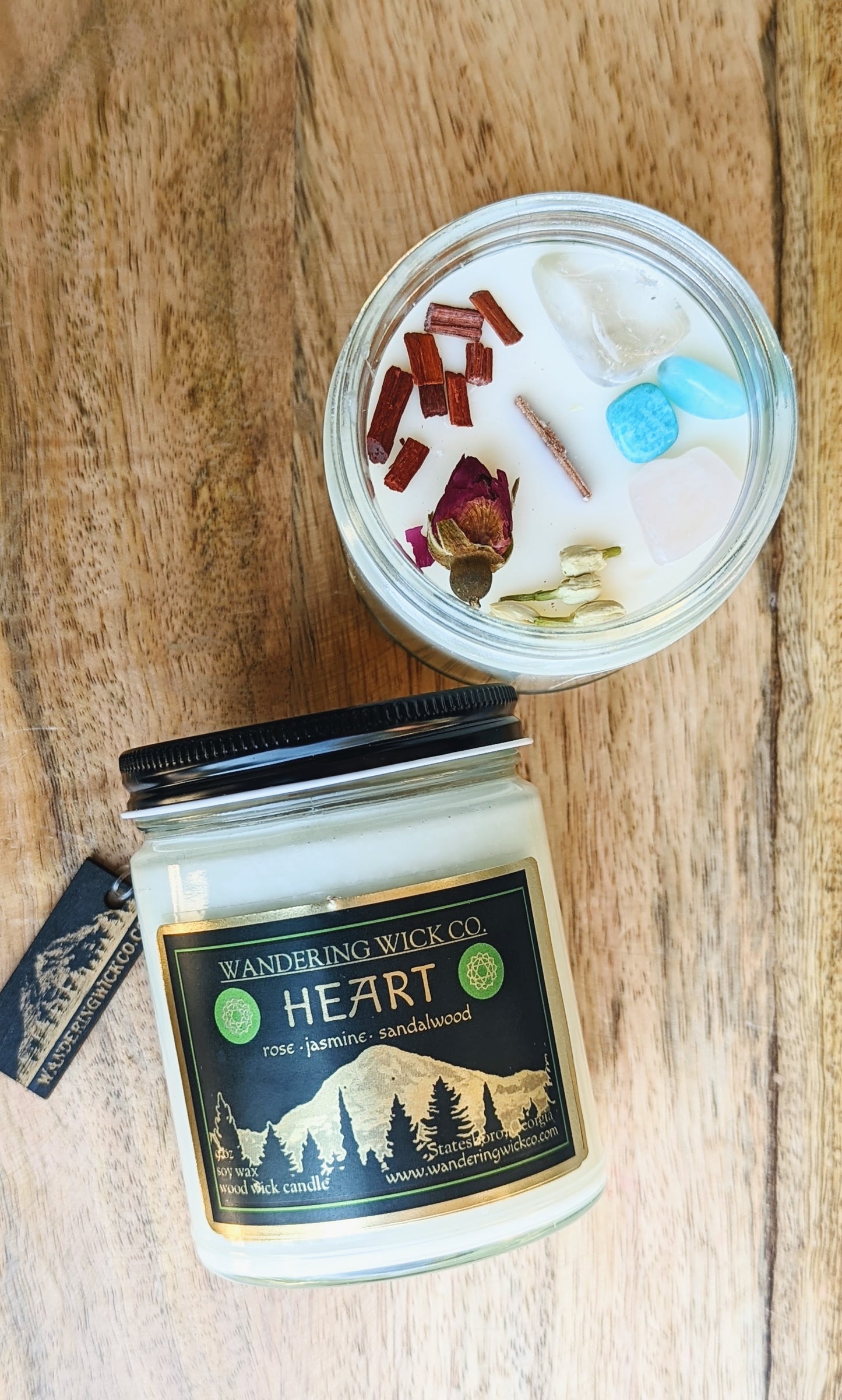 Heart Chakra 9 oz. Jar Candle