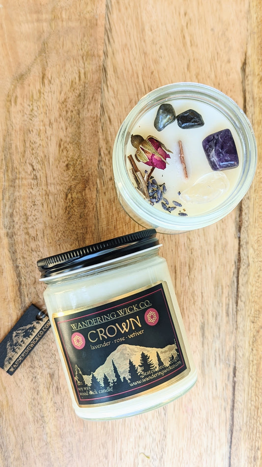 Crown Chakra 9 oz. Jar Candle