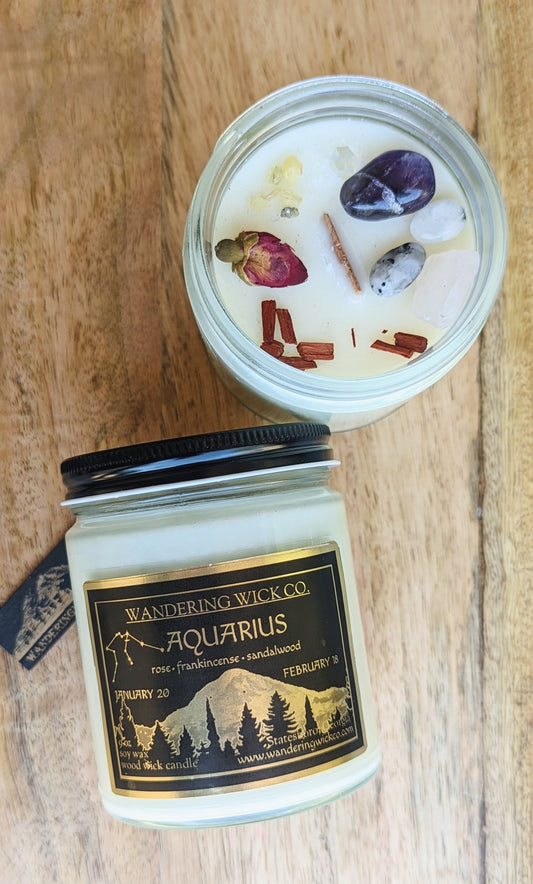 Aquarius 9 oz Jar Candle