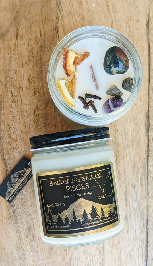 Pisces 9oz Jar Candle
